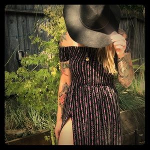 Boho Tribal design ,Off the shoulder dress